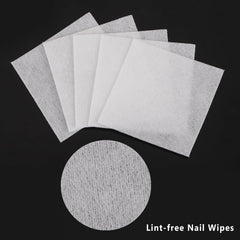 BTYMS almohadillas absorbentes para limpieza de gel y residuos de uñas, uso profesional.