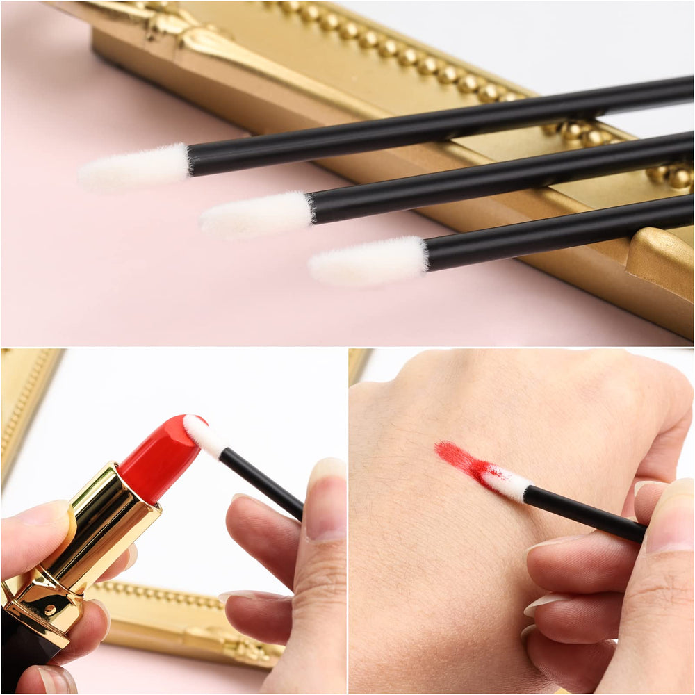 BTYMS prueba de colores en labios con aplicador higiénico.