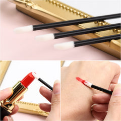 BTYMS prueba de colores en labios con aplicador higiénico.