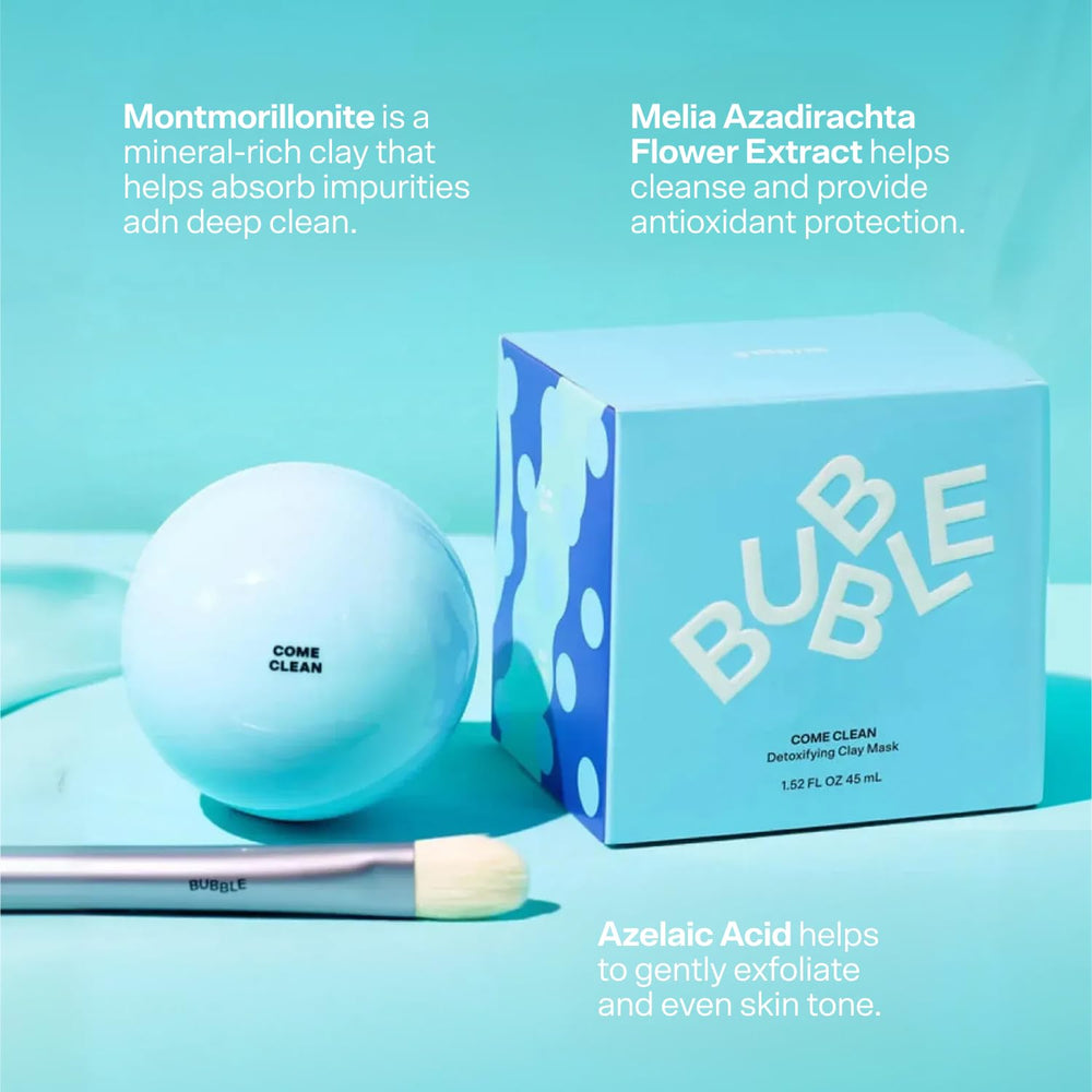 Bubble Skincare Come Clean: vitamina E para neutralizar radicales libres y proteger la piel