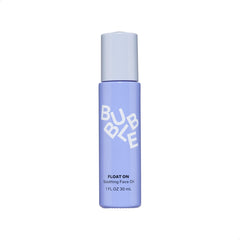 Bubble Skincare Float On frasco visto de frente, hidratación suave para la piel.