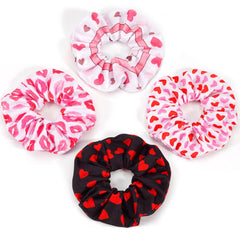 Budsmile gomas elásticas para el cabello con corazones, sujeción suave para uso diario.