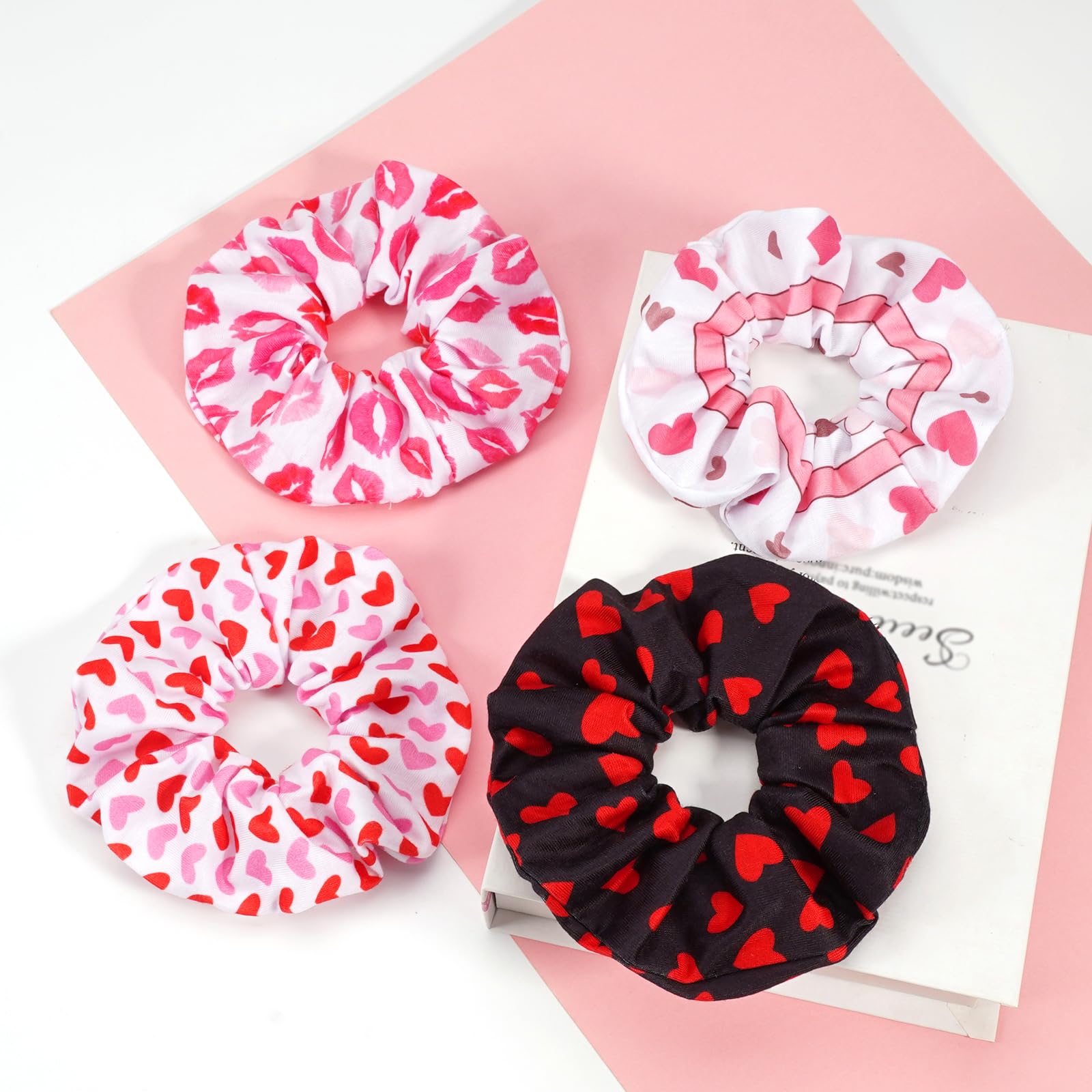 Budsmile juego de 4 gomas para cabello, regalo perfecto para amigas.