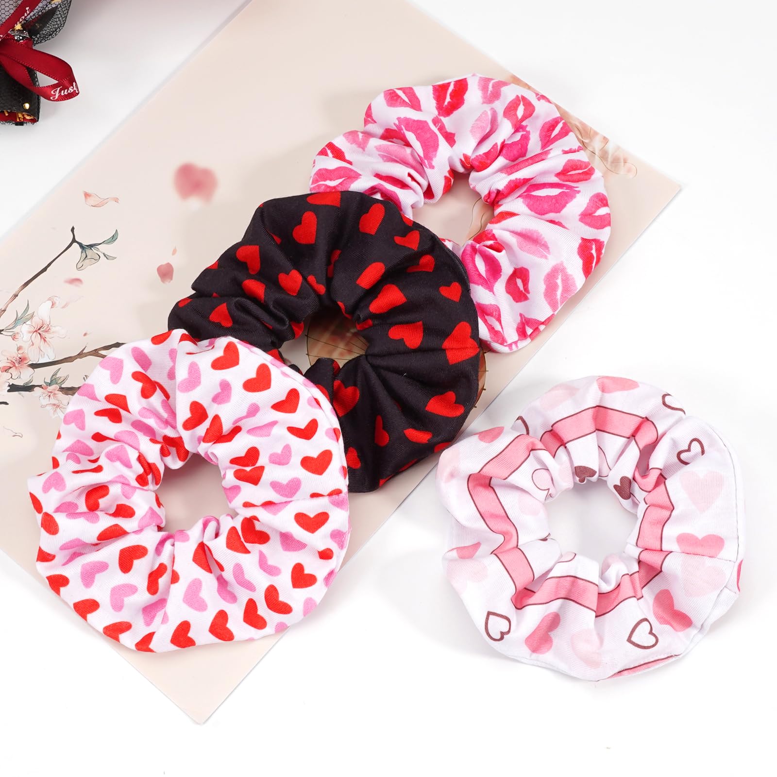 Budsmile elástico para cabello con diseño de corazón, ideal para peinados rápidos.