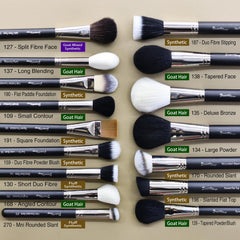 Ferrules duraderas y diseño de fibras premium para uso prolongado.