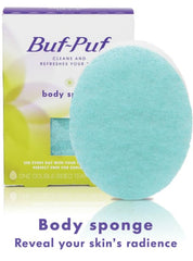 Buf-Puf éponge corps – exfoliation légère pour peau propre.