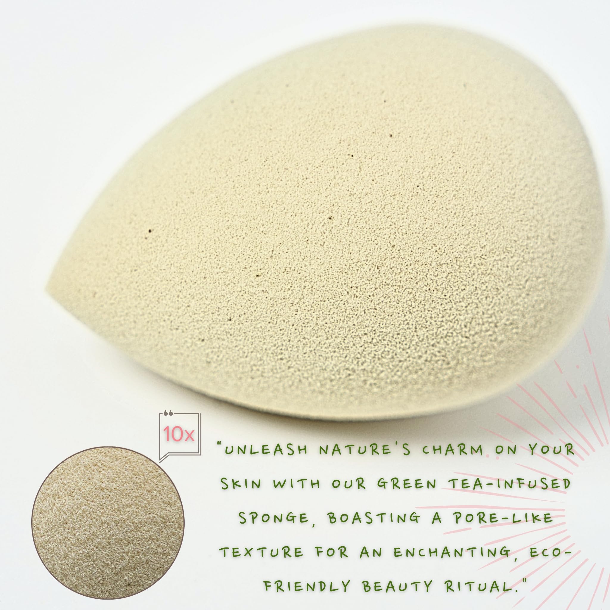 Esponja Bumfuzz pequeña para base y corrector con precisión
