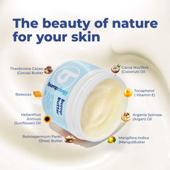 Bumpology Bump Butter pump dispense enables quick, one-step moisturizer.