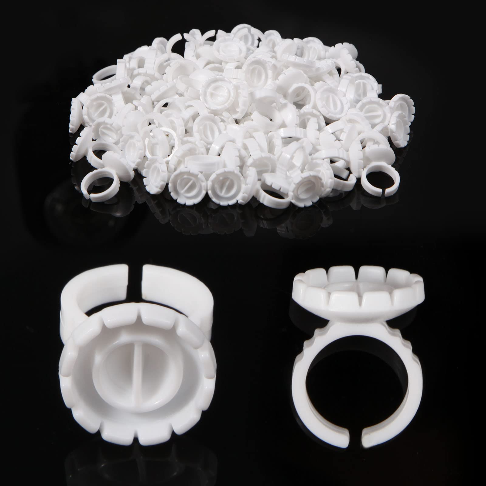 Burboeiy anillos plastico pestanas extensions ofrecen uso cómodo y limpio