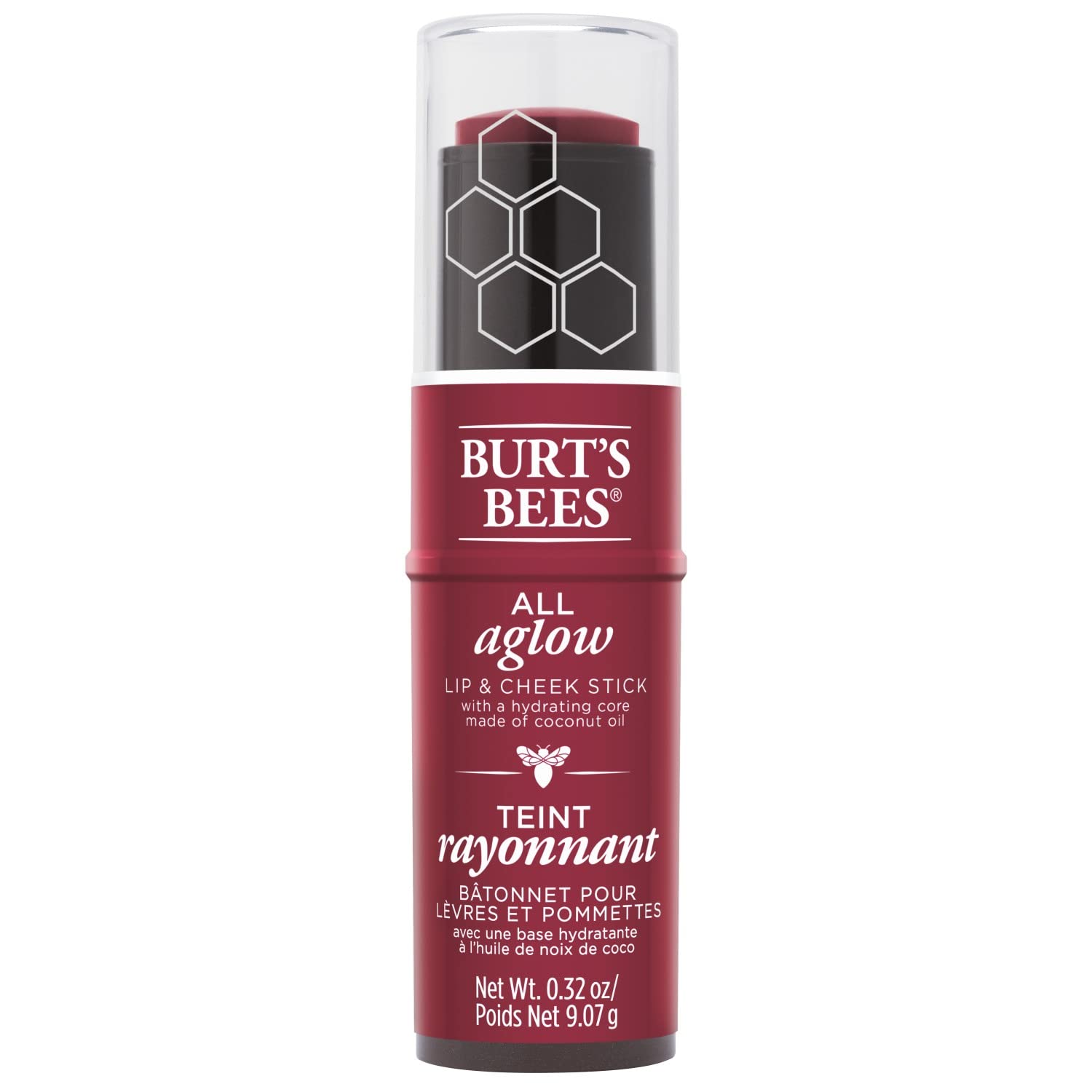Burt's Bees All Aglow Dahlia Dew 2 en 1 para labios y mejillas