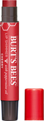 Burt's Bees brillo labios cereza en tubo, hidratación suave y color natural.