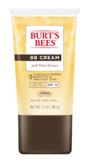 Burt's Bees Crema BB con SPF 15 en tubo, hidratación ligera para el rostro.