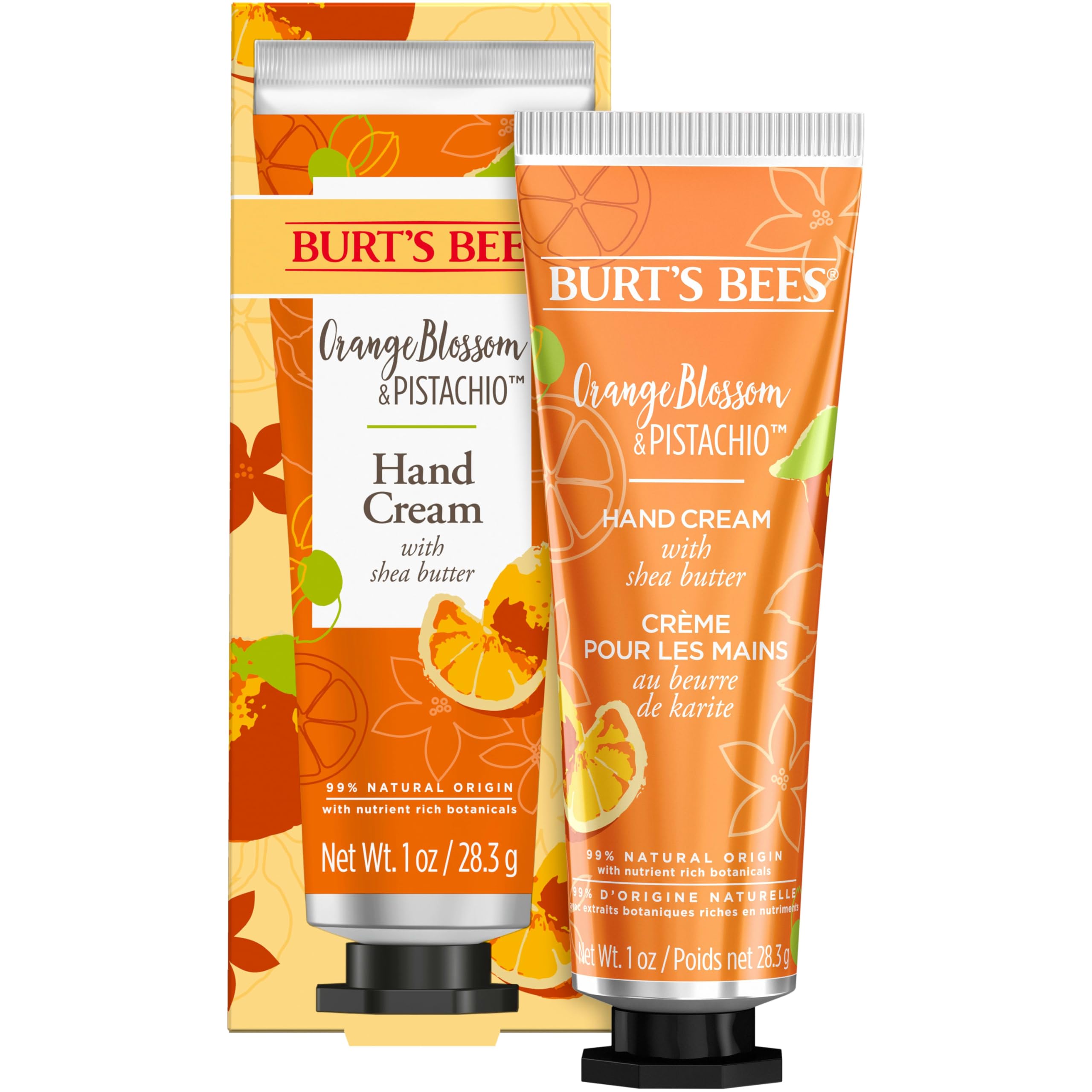 Burts Bees crema manos naranjo-pistacho: hidratación diaria suave.