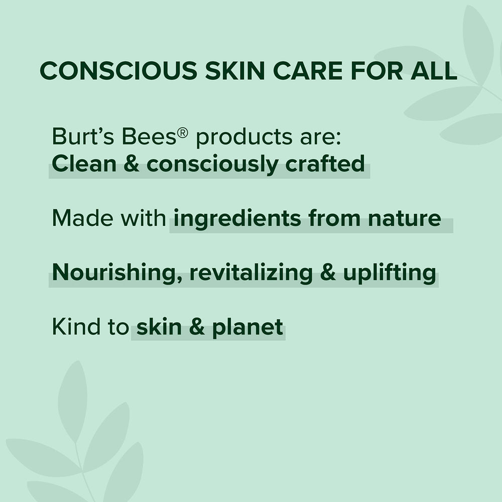 Tono más parejo tras uso continuo del exfoliante Burt's Bees
