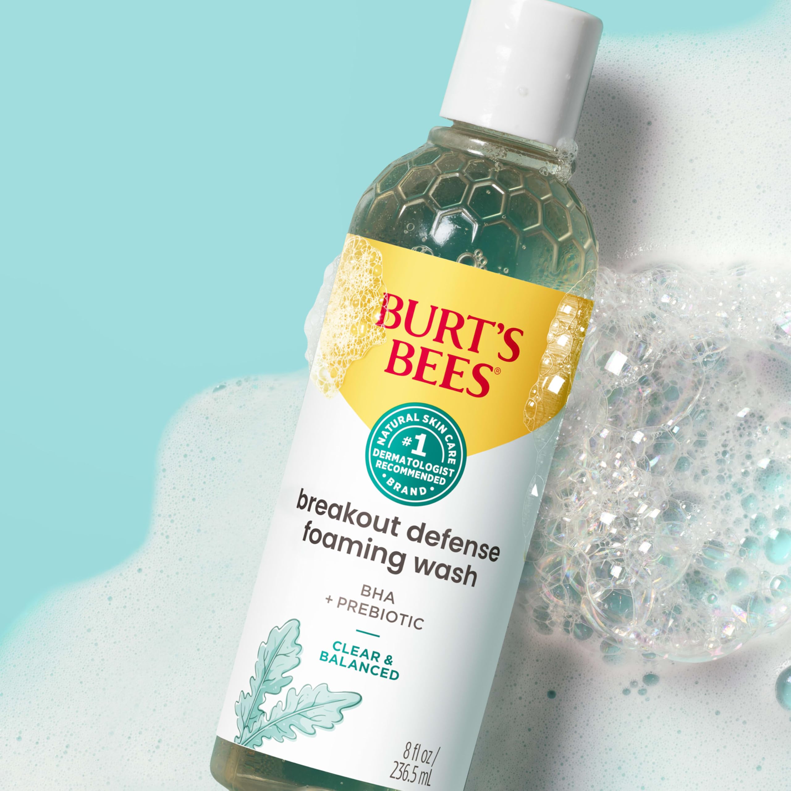 Burt's Bees free from parabens and SLS for gentle skincare.