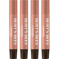 Burt's Bees Lip Shimmer Caramel, empaque elegante para uso diario con brillo cálido.