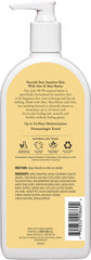 Aplicación rápida de la loción Burt's Bees para piel sensible, Aloe incluido.