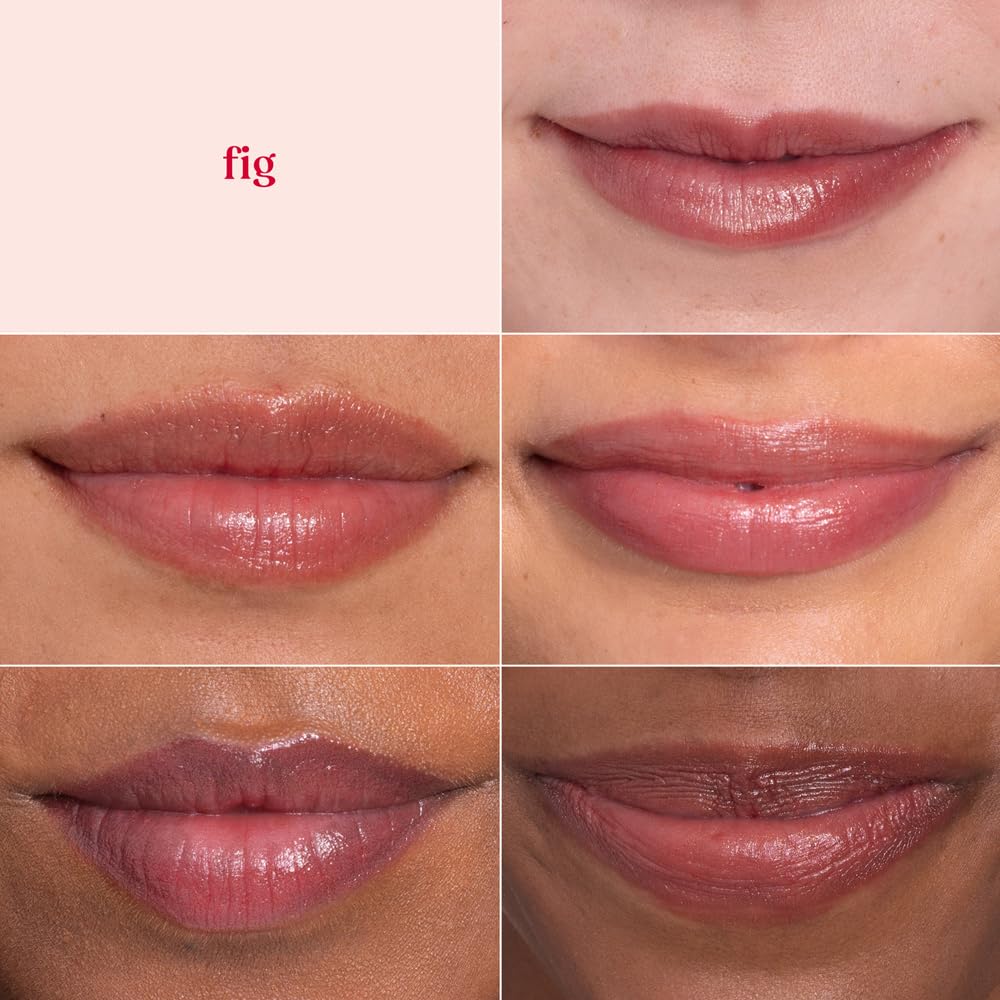 Burt's Bees Brillo labial Fig manteca de karité para suavidad.