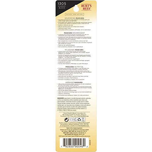 Burts Bees Mascara sin parabenos ni fragancias para piel sensible.