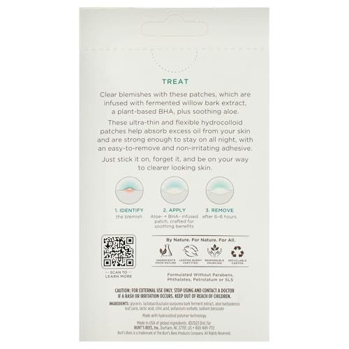 Burts Bees parche-compacto-ligero, fácil de llevar en la bolsa.