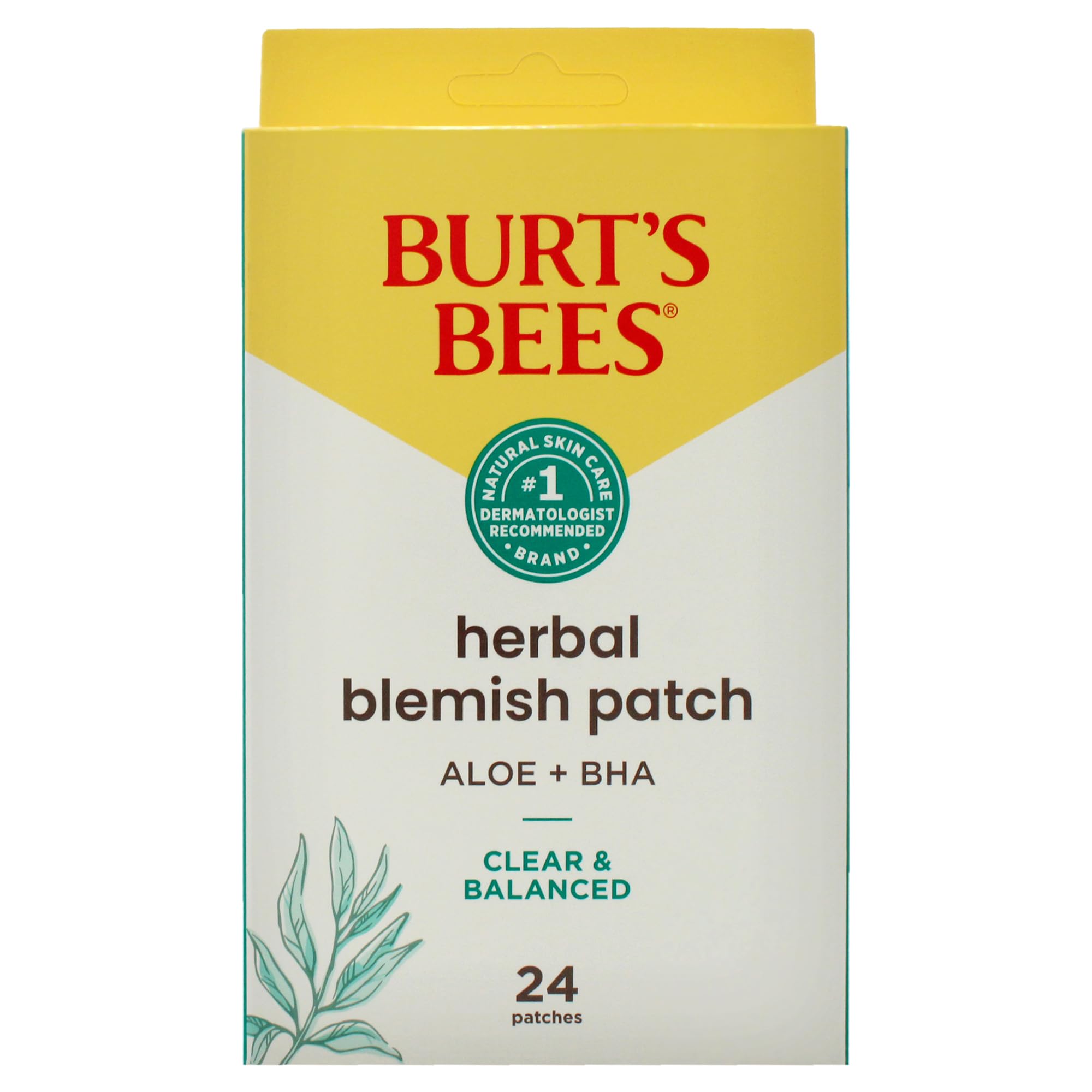 Burts Bees parche-uso-diario-hierbas, conveniente para acompañar la rutina diaria.