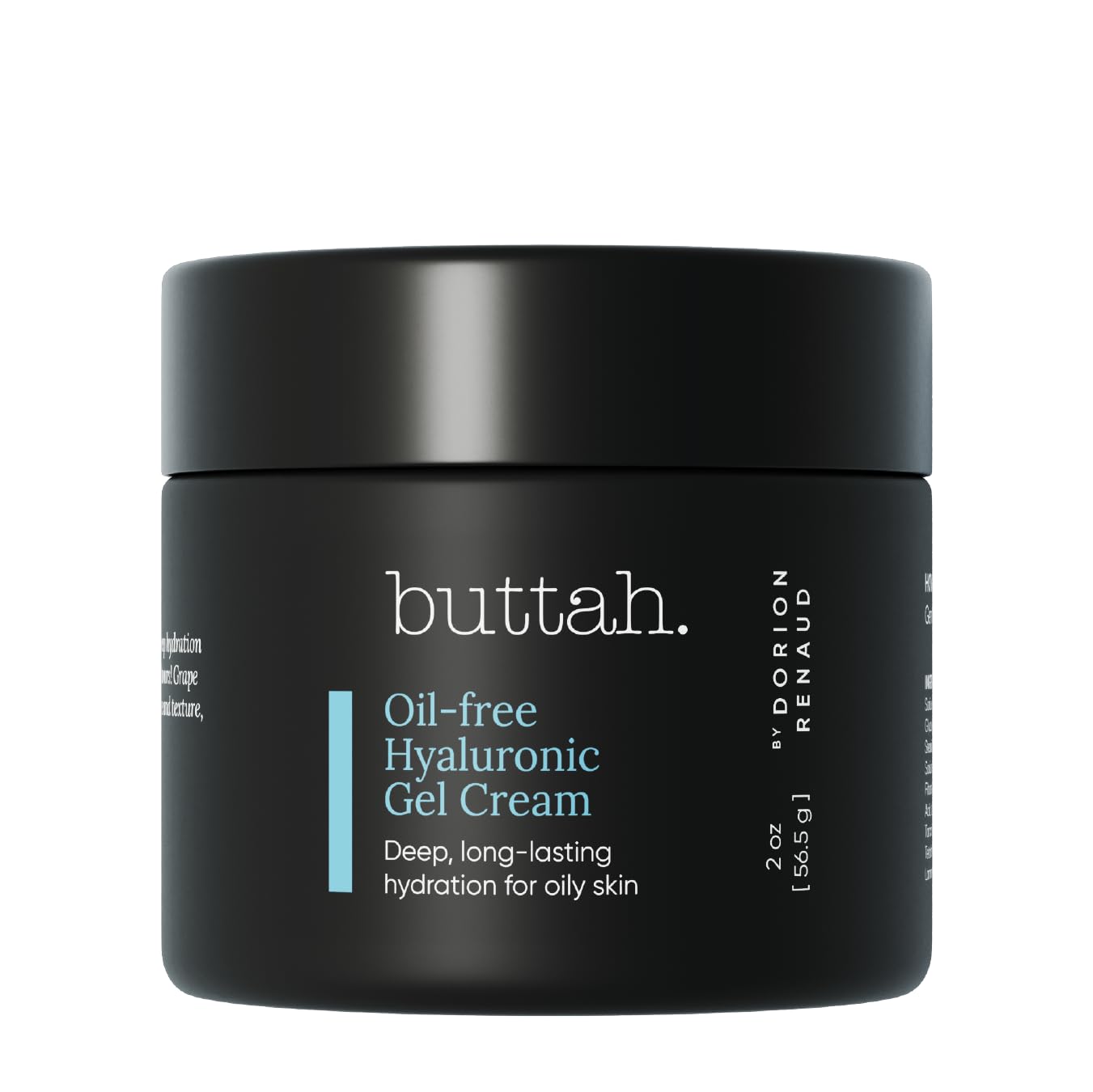 Buttah Skin de Dorion Renaud, bote de 60 ml, hidratación ligera sin aceite para diario.