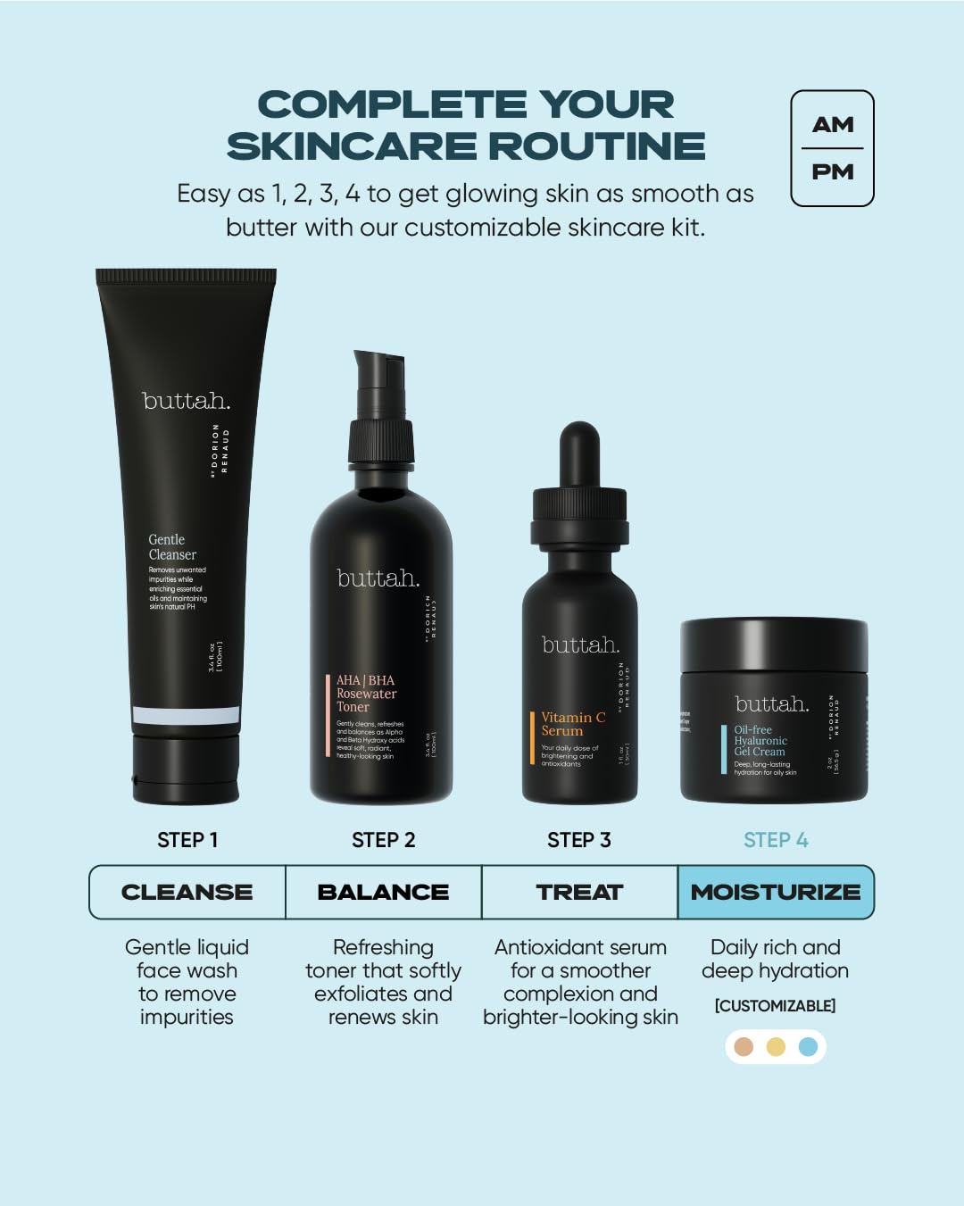 Buttah Skin, textura ligera y no grasa para pieles con melanina.