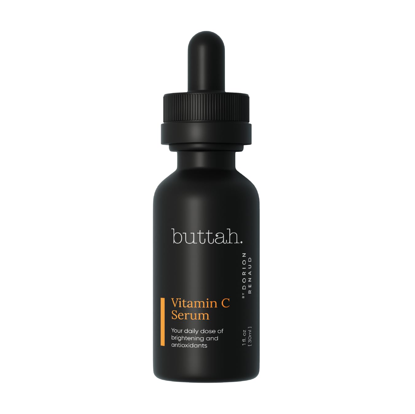 Buttah Vitamina C Serum en frasco, hidratación suave para el rostro.