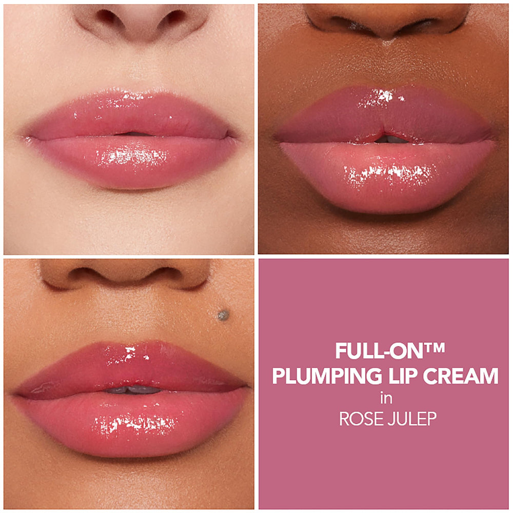 Buxom Rose Julep: envase compacto para retoques durante el día