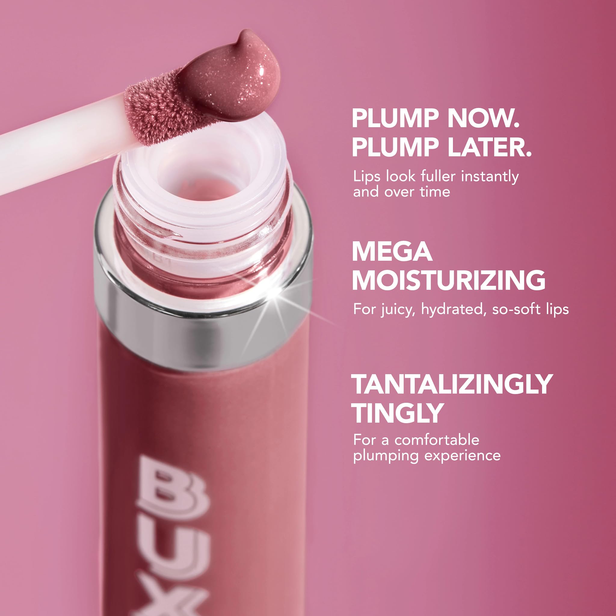 Primer plano: labios con apariencia de mayor volumen