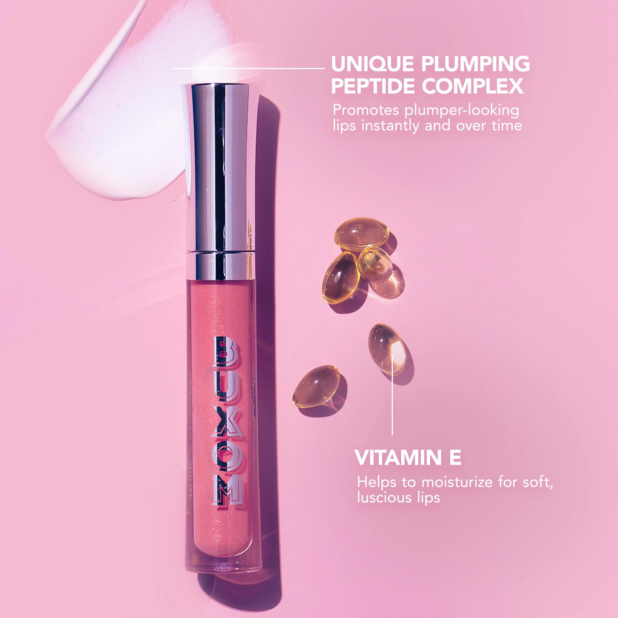 BUXOM Full-On AV Kanani, péptidos y vitamina E, hidratación y suavidad duradera.