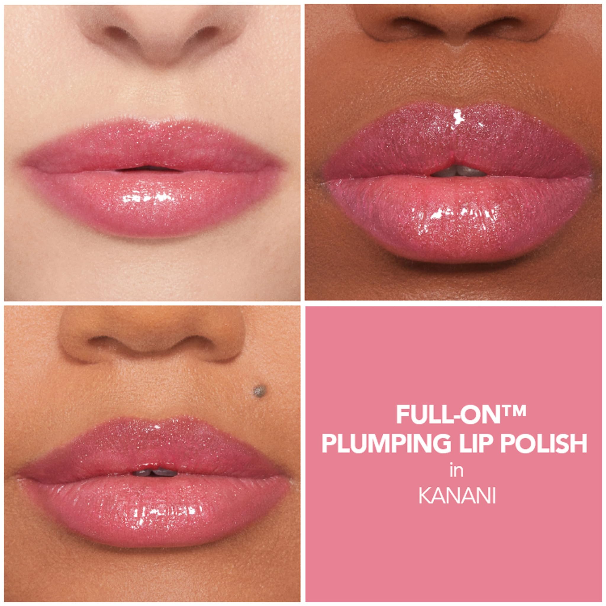 BUXOM Full-On AV Kanani, textura suave, hidratación suave para labios sedosos.
