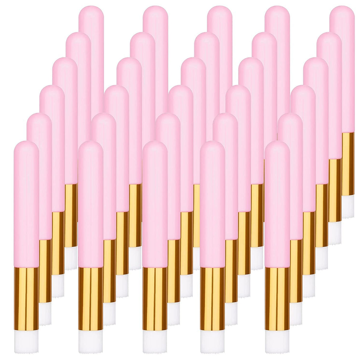 Buytta cepillos limpieza pestañas set: limpieza suave de pestañas y residuos de maquillaje.