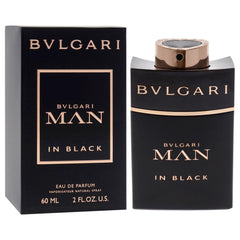 Notas de corazón con geranio destacan BVLGARI Man in Black.