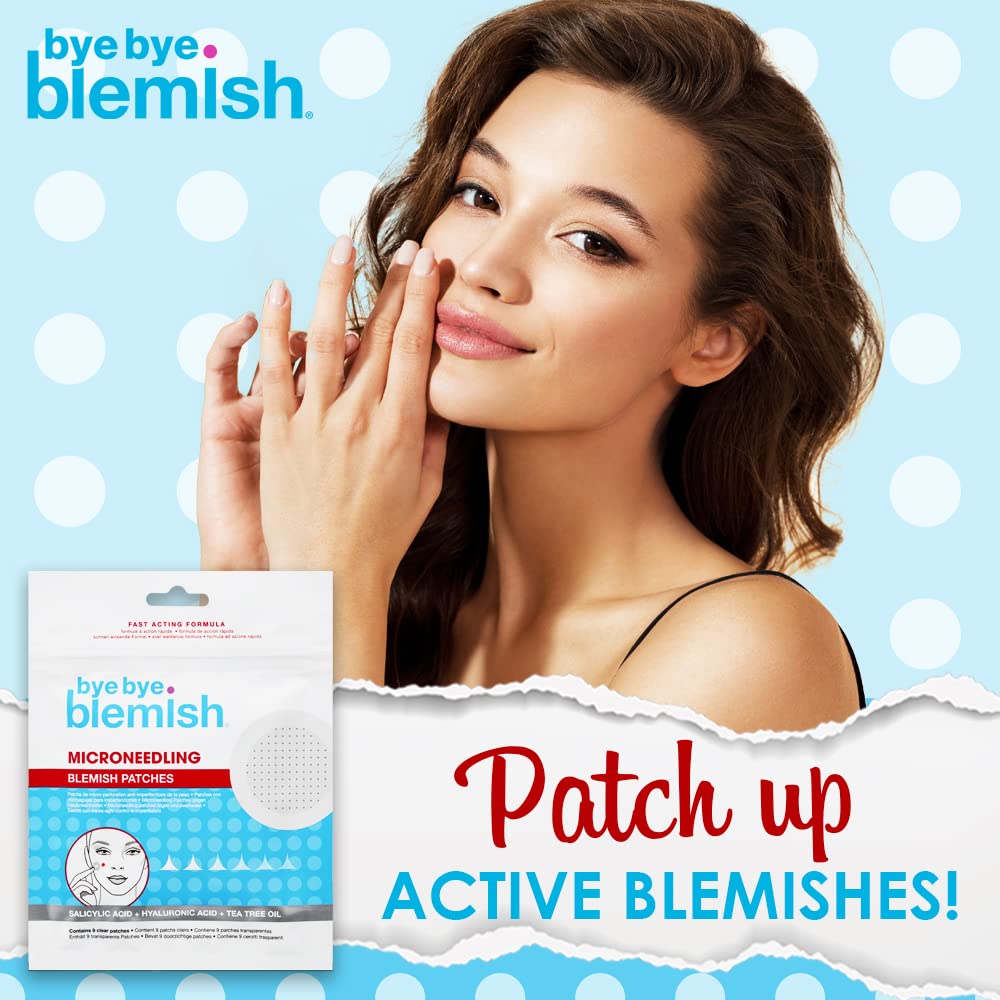 Parche Bye Bye Blemish que se seca rápido para imperfecciones visibles.