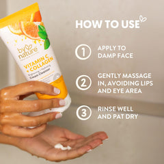 By Nature espuma suave ofrece lavado facial eficiente sin frotar