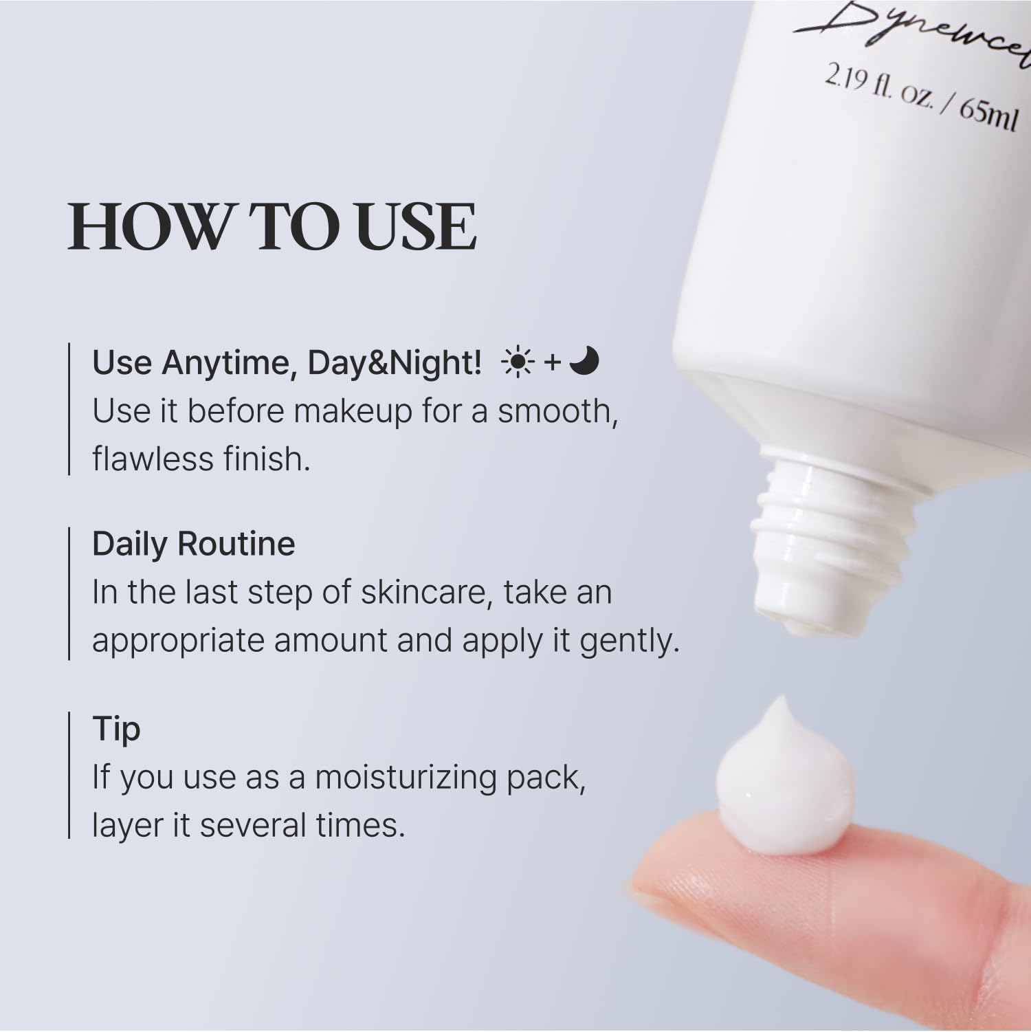BYNEWCELL skin barrier support closeup highlights calming care for delicate skin.