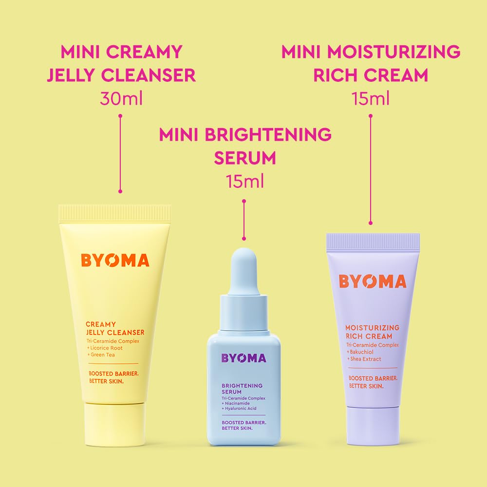 BYOMA suero brillante facial, favorece tono más uniforme y luminoso