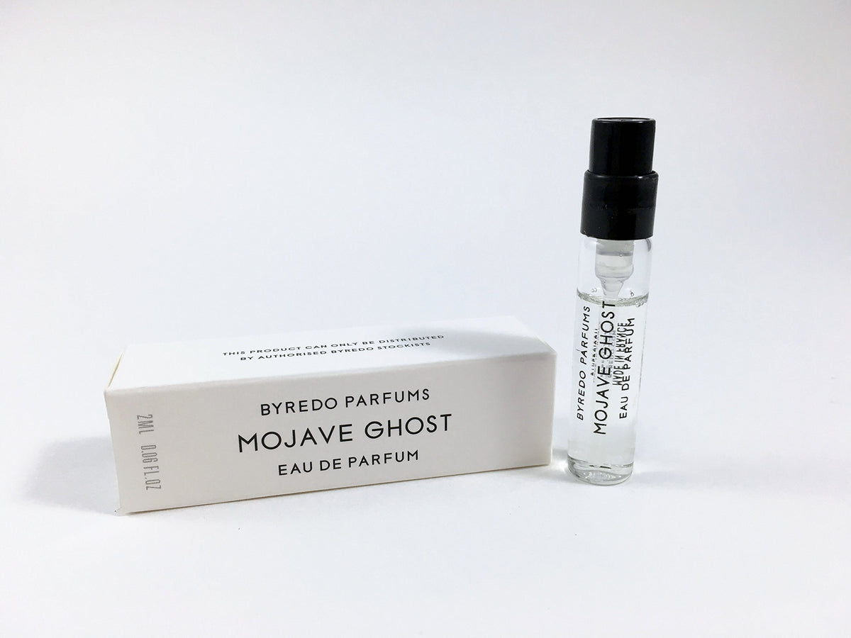 Byredo Mojave Ghost – muestra spray para disfrutar la fragancia en cualquier ocasión.