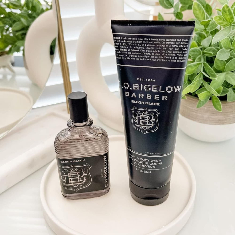 C. O. Bigelow Elixir Black, aroma en ambiente, sensación reconfortante y sutil.
