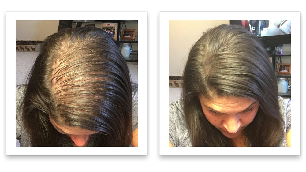 Tono marrón oscuro de Caboki se integra con el cabello real.