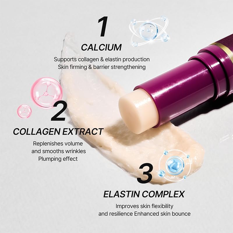 CALCIUM MULTI BALM aplicada alrededor de ojos aporta firmeza suave.