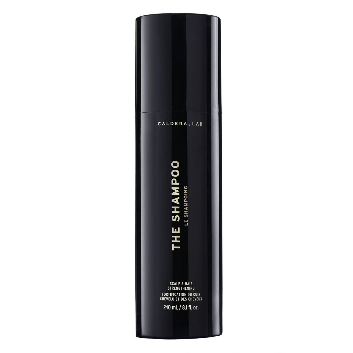 Caldera + Lab The Shampoo, botella frontal, cuidado diario para cabello limpio y saludable