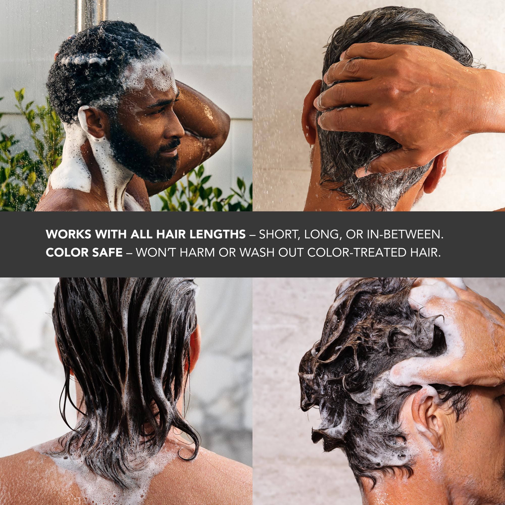 Caldera + Lab The Shampoo, espuma suave en el cabello, brillo natural