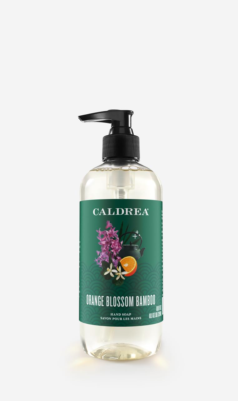 Caldrea Jabón de Manos Azahar Bambú, botella vertido: limpieza suave y aroma floral