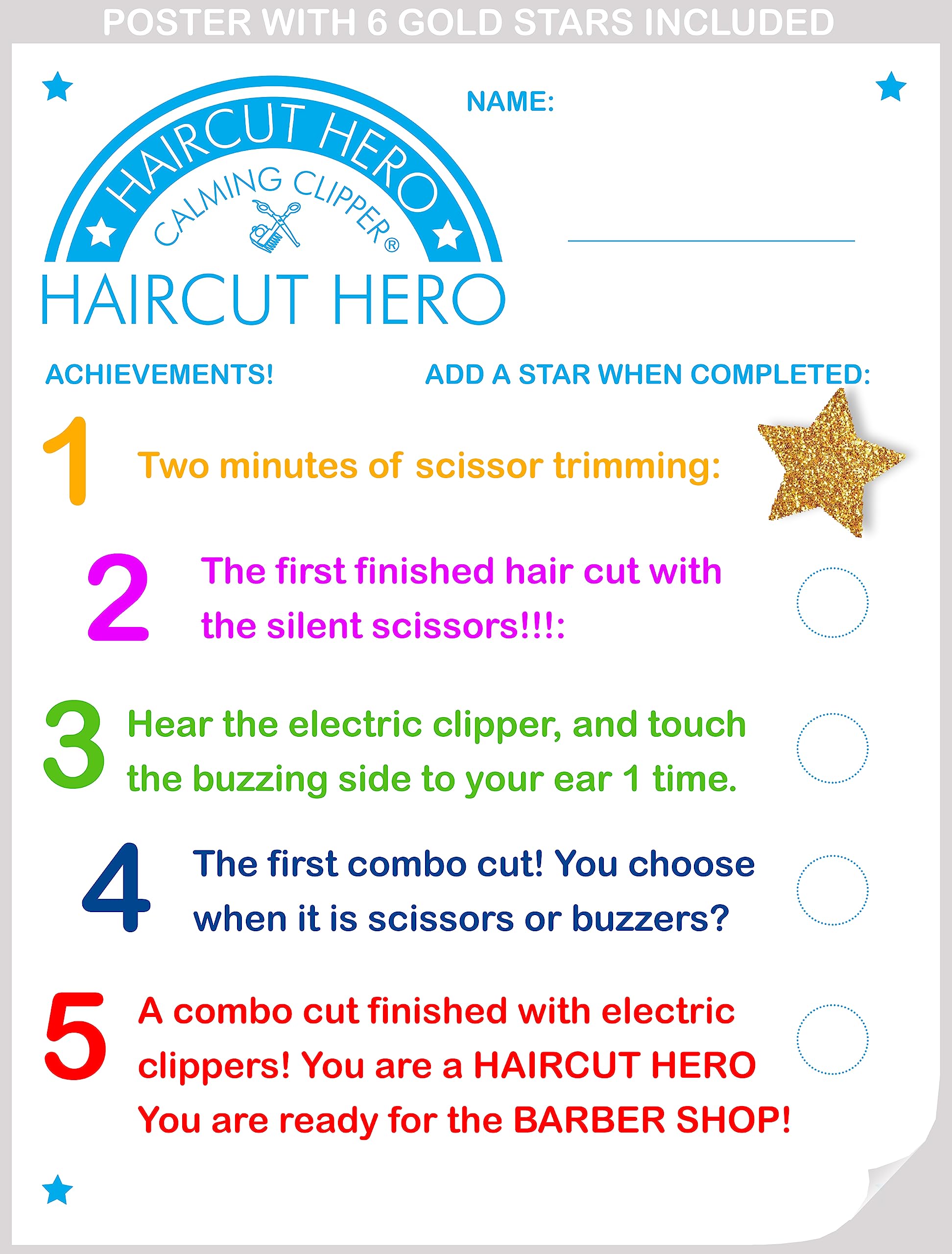 CALMING CLIPPER kit silencioso de 20 piezas para sesiones tranquilas