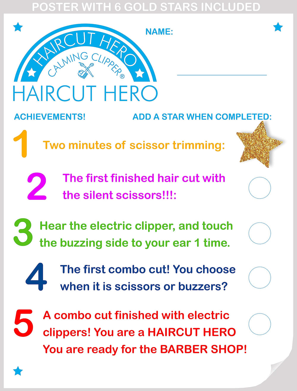 CALMING CLIPPER kit silencioso de 20 piezas para sesiones tranquilas