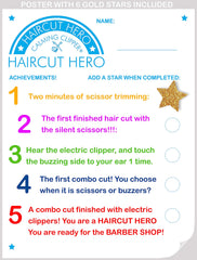 CALMING CLIPPER kit silencioso de 20 piezas para sesiones tranquilas