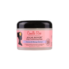 Camille Rose Algae Renew en botella, tratamiento profundo para el cabello.