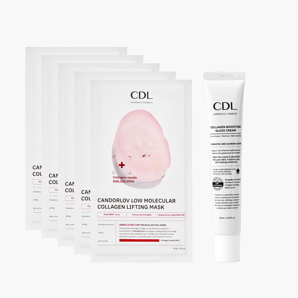 CANDORLOV CDL mascarilla hidrogel lifting para piel más firme.